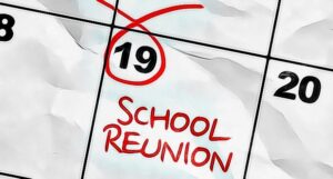 School Reunion Calendar Cartton