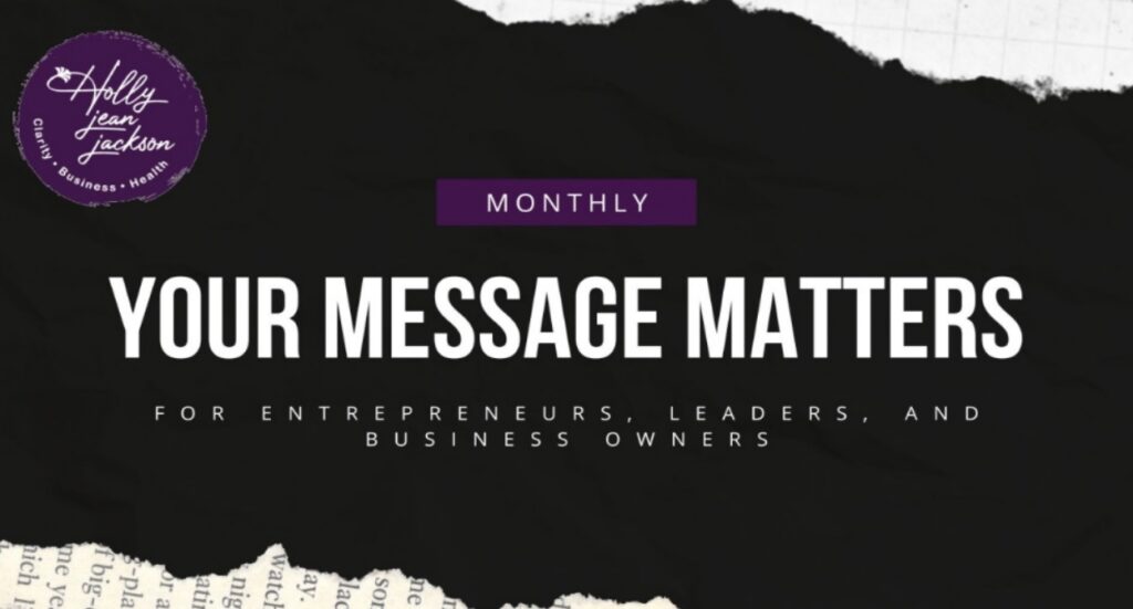 your message matters