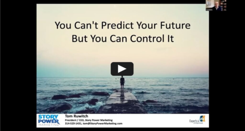 you can't predict your future